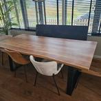 Mooie " boomstam" tafel!, Huis en Inrichting, Tafels | Eettafels, Ophalen of Verzenden, Zo goed als nieuw, Vijf personen of meer