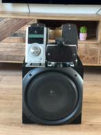 Logitech Z5500 5.1 suround set 240w RMS, Subwoofer, Zo goed als nieuw, 120 watt of meer, Ophalen