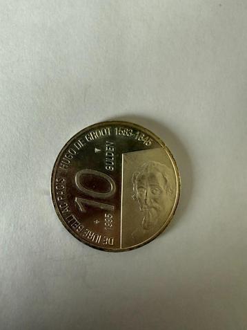10 Gulden Zilveren Herdenkingsmunt 1995 – Hugo de Groot beschikbaar voor biedingen