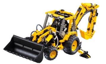 Lego technic 8455 back hoe loader beschikbaar voor biedingen