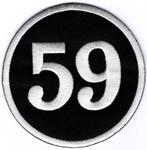 59 Ace Cafe Racer stoffen opstrijk patch embleem #1, Verzenden