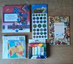 Knutselspullen Stickers 2x Vouwblaadjes Poezieversjes krijt, Ophalen, Nieuw, Materiaal