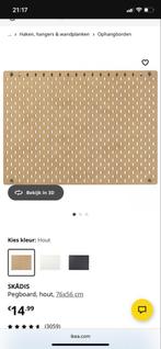 2x Ikea Skadis Pegboards + Accessoires, Ophalen of Verzenden, Zo goed als nieuw