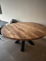Mangohout eettafel 150cm ZGAN, Huis en Inrichting, Tafels | Eettafels, 100 tot 150 cm, 200 cm of meer, Ophalen of Verzenden, Zo goed als nieuw