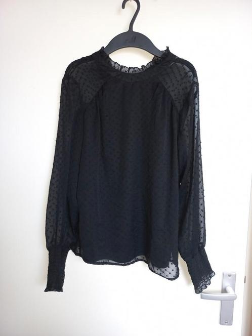 Super mooie only blousetop - Maat 34 (xs), Kleding | Dames, Blouses en Tunieken, Zo goed als nieuw, Maat 34 (XS) of kleiner, Zwart
