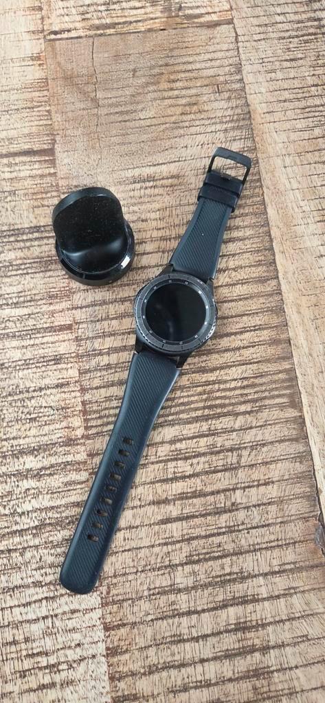 Samsung Gear S3 Smartwatch, Sieraden, Tassen en Uiterlijk, Smartwatches, Zo goed als nieuw, Android, Zwart, Afstand, Calorieverbanding