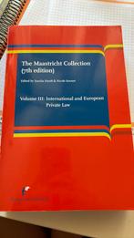 Maastricht Collection Volume III (ISBN: 9789462512634), Boeken, Studieboeken en Cursussen, Ophalen of Verzenden, Zo goed als nieuw