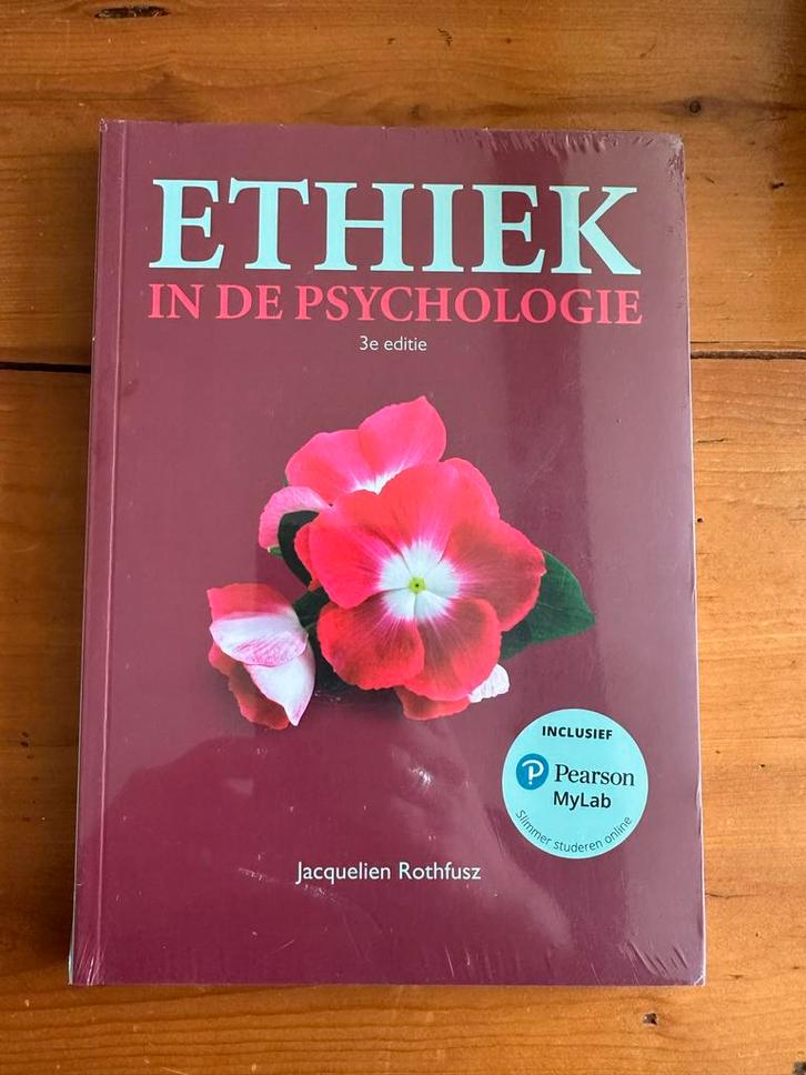 Ethiek in de psychologie - 3e editie, Boeken, Studieboeken en Cursussen, Nieuw, HBO, Alpha, Ophalen of Verzenden