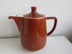 Vintage Melitta koffiekan aardewerk bruin met doos, Gebruikt, Overige typen, Ophalen of Verzenden, Effen