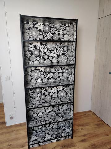 Billy boekenkast bloemenmotief 80x28x202 cm