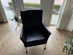 Design stoel, Huis en Inrichting, Stoelen, Ophalen, Zwart, Leer, Zo goed als nieuw