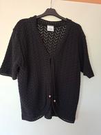 Leuk gehaakt vestje - zwart - maat 44 Remel, Zwart, Maat 46/48 (XL) of groter, Remel, Ophalen of Verzenden