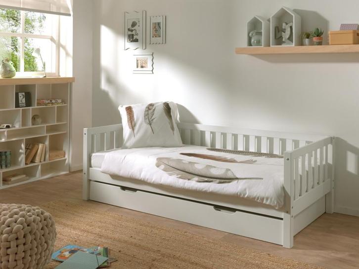Fritz kajuitbed - 90x200 - Wit, Kinderen en Baby's, Kinderkamer | Bedden
