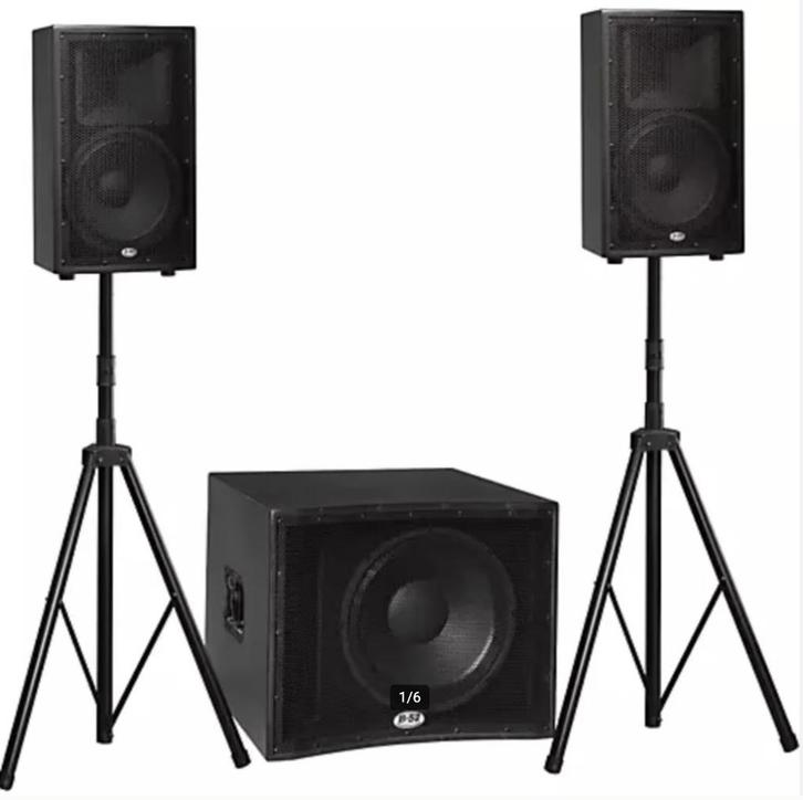B52 Matrix 1000 geluidssysteem, compleet, plug & play, Audio, Tv en Foto, Luidsprekers, Gebruikt, Subwoofer, 120 watt of meer