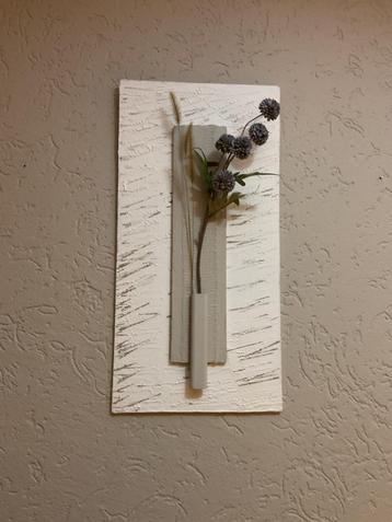 Unieke wanddecoratie. Nieuw! Handgemaakt(61x30cm) beschikbaar voor biedingen