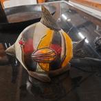 Tropische engelvis tafellamp Tiffany stijl, Huis en Inrichting, Ophalen of Verzenden, Gebruikt