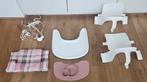 Stokke triptap set,babyzitje,kussenset,kindertuigje,dienblad, Kinderen en Baby's, Kinderstoelen, Ophalen of Verzenden, Zo goed als nieuw