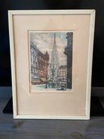 Prent Leopold Hofmans, Ophalen of Verzenden, Voor 1940, Gebruikt