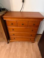 Houten ladenkast met 4 laden, Huis en Inrichting, Kasten | Ladekasten, Ophalen, 50 tot 100 cm, Zo goed als nieuw, 3 of 4 laden