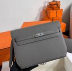 Hermes Bag clutch Bag leather Grey, Sieraden, Tassen en Uiterlijk, Ophalen of Verzenden, Nieuw, Grijs
