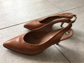  Peter Shoes leren slingbackpump mt. 40 beschikbaar voor biedingen