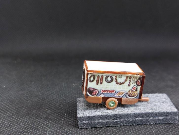 Marktkraam aanhanger (14716), Hobby en Vrije tijd, Modeltreinen | N-Spoor, Gebruikt, Overige typen, Gelijkstroom of Wisselstroom