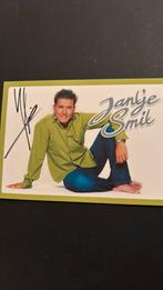 Jantje Smit in groen Kaart met echte handtekening, Verzenden, 1980 tot heden, Ongelopen, Sterren en Beroemdheden