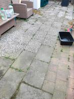 Gratis tegels 60x40, Tuin en Terras, Ophalen, Gebruikt, 10 m² of meer, Beton