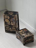 Prachtige Japanse geisha sieraden kasten set, Ophalen