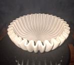 Beige decoratie Schaal Maranza met kartel rand, wave, Overige materialen, Schaal, Rond, Ophalen of Verzenden