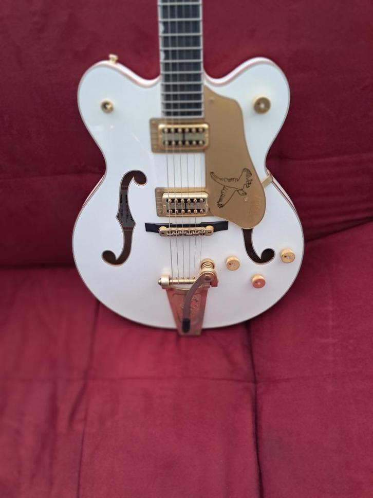 Gretsch White falcon, Muziek en Instrumenten, Snaarinstrumenten | Gitaren | Elektrisch, Zo goed als nieuw, Semi-solid body, Overige merken