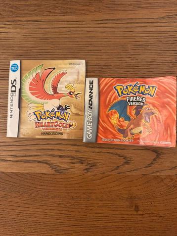 Pokémon Handleidingen (Engels & Nederlands) beschikbaar voor biedingen