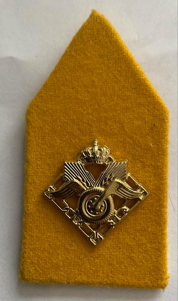 Kraagspiegel Koninklijke Landmacht, Verzamelen, Militaria | Algemeen, Landmacht, Embleem of Badge, Nederland, Verzenden