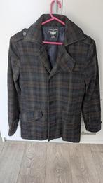Geruite wollen jas maat M | Checkered wool-blend coat, Kleding | Heren, Jassen | Winter, Ophalen, Maat 48/50 (M), LOB, Zo goed als nieuw