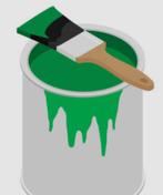 Gezocht: restjes groene muurverf, Doe-het-zelf en Verbouw, Verf, Beits en Lak, Ophalen, Gebruikt, Verf, Minder dan 5 liter