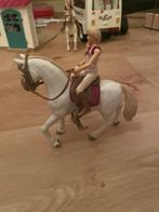 Schleich wit paard, Ophalen of Verzenden, Zo goed als nieuw