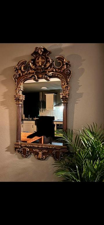 Antiek Italiaans spiegel 155 hoog x 86 breed