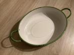 Vintage groen emaille was teil, Ophalen of Verzenden