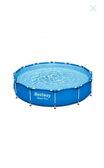 Compleet Bestway zwembad met div. extra’s. 366x76. beschikbaar voor biedingen