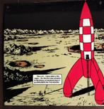 Kuifje mannen op de maan - Emaille plaat/schild, Eén stripboek, Nieuw, Ophalen of Verzenden, Hergé