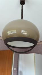 Vintage/ retro hanglamp, bruin, Ophalen, Gebruikt, Kunststof, 50 tot 75 cm