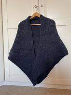 Wollen cape blauw, Kleding | Dames, Ophalen of Verzenden, Zo goed als nieuw, Blauw