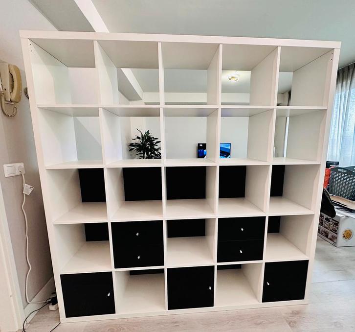 Ikea Kallax kast wit zgan, Huis en Inrichting, Kasten | Wandmeubels, Zo goed als nieuw, 150 tot 200 cm, 150 tot 200 cm, 25 tot 50 cm