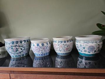 Chinese vintage bloempot / bloempotten beschikbaar voor biedingen