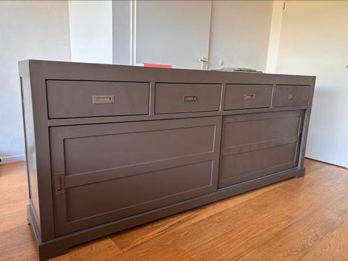 Dressoir kast 230 l, 94h, 45b, Huis en Inrichting, Kasten | Dressoirs, Gebruikt, 200 cm of meer, 50 tot 75 cm, Teakhout, Ophalen