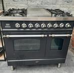 Boretti gasfornuis met dubbele oven, Witgoed en Apparatuur, Gebruikt, 60 cm of meer, Ophalen of Verzenden, Energieklasse A of zuiniger