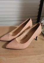 Zara nude hakken pumps maat 38,5 / 39 Perzik/nude, Ophalen of Verzenden