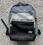 Stevige grijs/zwarte Herschel rugzak / schooltas, Ophalen of Verzenden, Gebruikt, Rugtas