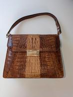 Vintage leren tas, Ophalen, Gebruikt, Bruin, Leer
