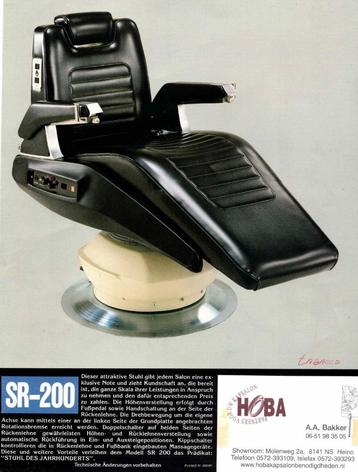 Belmont tattoo chair barber shop electrisch verstelbaar beschikbaar voor biedingen